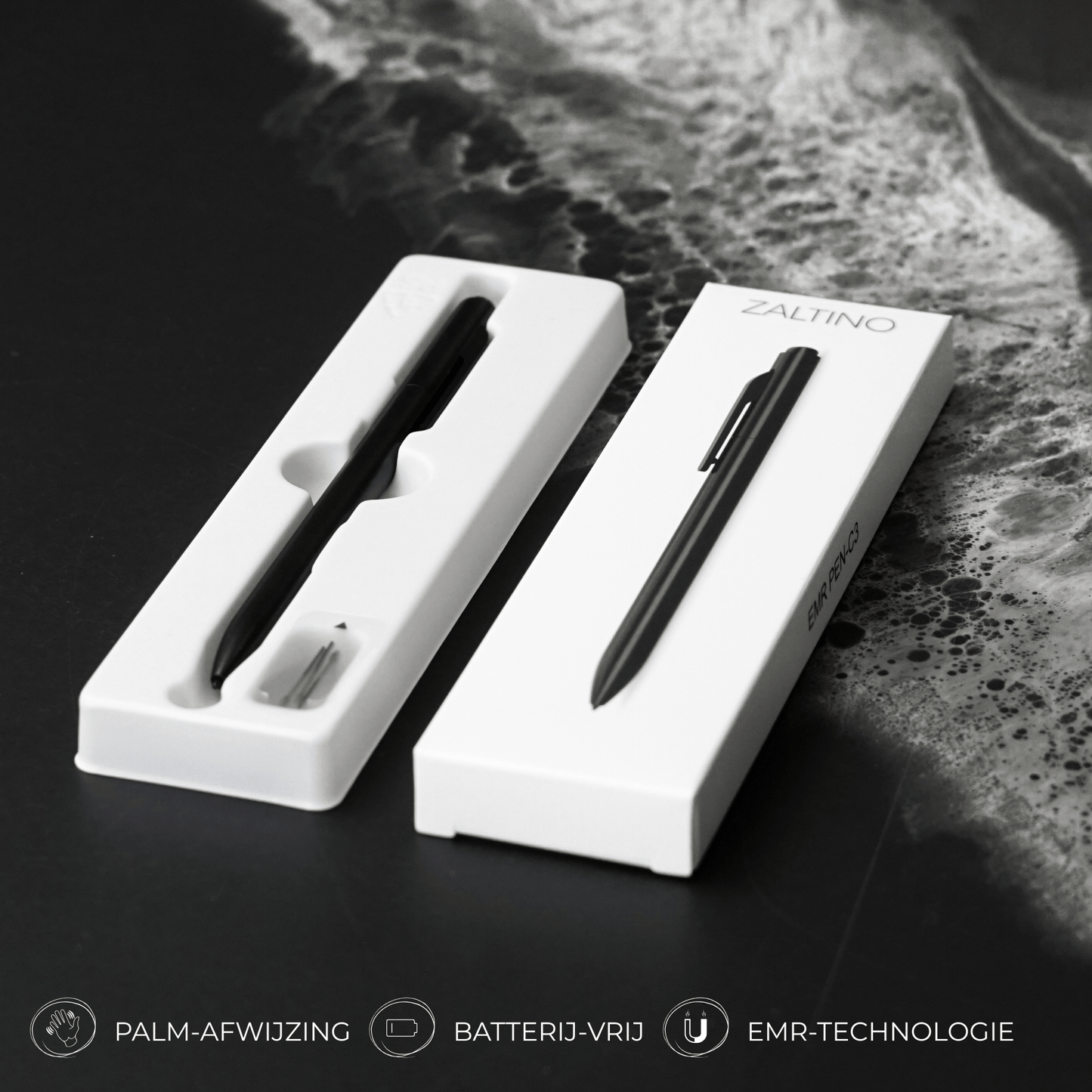 EMR Pen - Voor reMarkable 2 & Tablets - Met Eraser & Tilt - Stylus - Zaltino