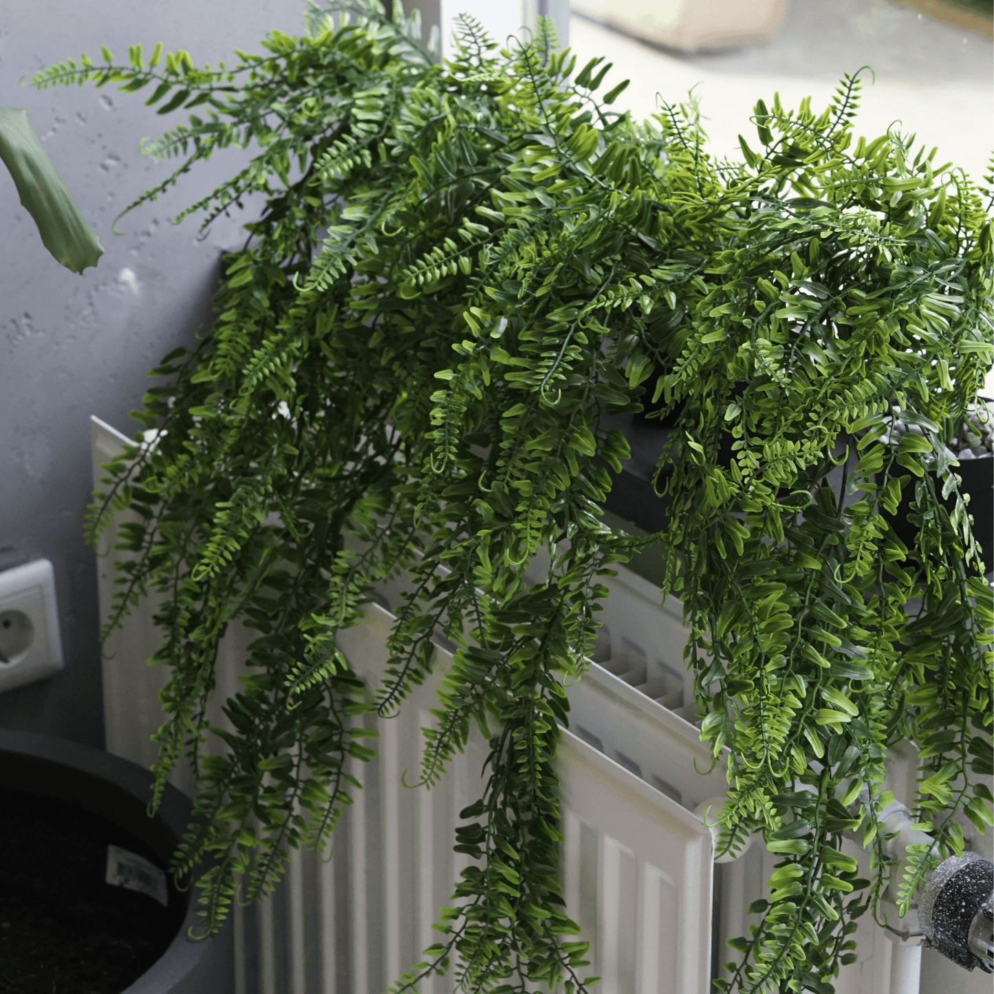 Kunsthangplanten 4 stuks – 65 cm lang – Inclusief pot - Zaltino