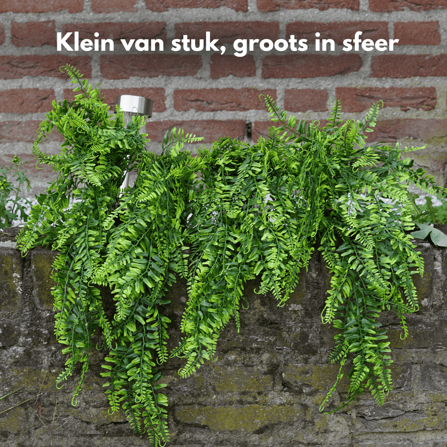 Kunsthangplanten 4 stuks – 65 cm lang – Inclusief pot - Zaltino