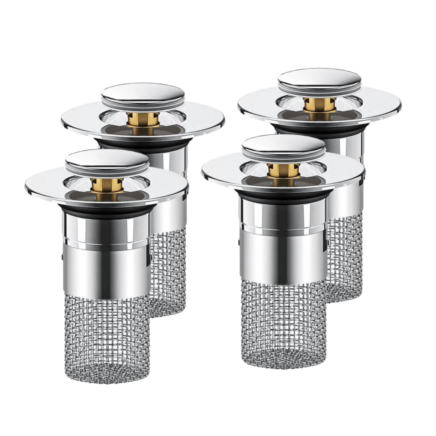 Wastafelstop 4 stuks - 34 - 40mm - Zaltino