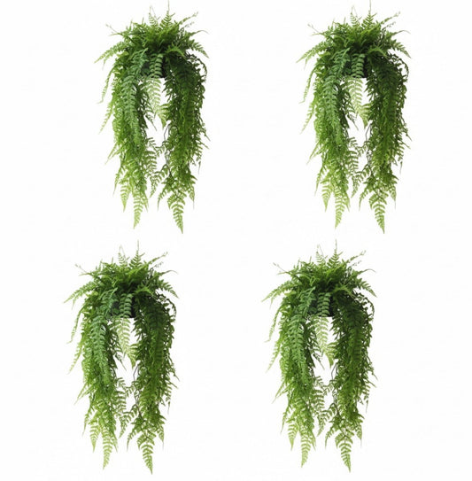 Kunsthangplanten 4 stuks – 65 cm lang – Inclusief pot - Zaltino