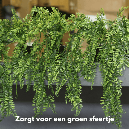 Kunsthangplanten 4 stuks – 65 cm lang – Inclusief pot - Zaltino